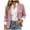 Pink, variant on vdgthytj Blazer for Women Long Sleeve Open Front Button Lightweight Lapel Collar Fall Business Casual Work Jackets(XX-Small,White)