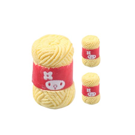 

XIEC Yarn Ball Accessories 3Pcs Pendants Exquisite Decorative DIY Decorative Materials Craft