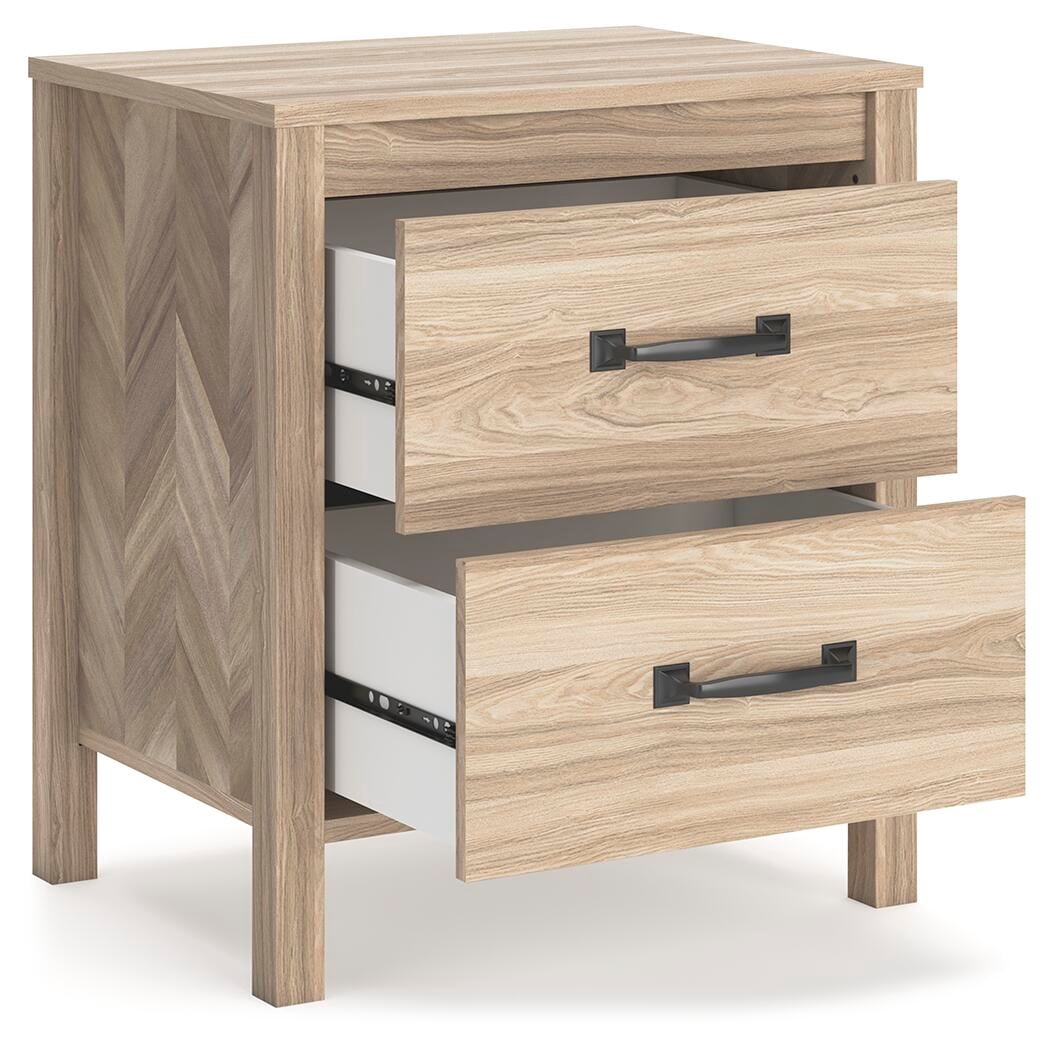 Signature Design by Ashley Battelle 2 Draewr Nightstand, Tan