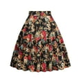 thumbnail image 6 of Edvintorg Vintage Skirts for Women Summer Fashion Retro Floral Printed Skirt Ladies Casual High Waist Skirts Women's Clothing Red M, 6 of 7
