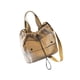 thumbnail image 5 of Bolso de hombro para mujer con asas y correa de hombro desmontable. Caqui, 5 of 9
