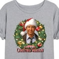 thumbnail image 3 of National Lampoon's Christmas Vacation - Clark Holiday Wreath - Juniors Ideal Flowy Muscle T-Shirt, 3 of 5