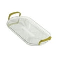 thumbnail image 4 of Bandeja de servicio versátil con asas doradas para artículos de tocador, cosméticos, bandeja para postres , resistente y duradera, multiuso, , Transparente Baoblaze Bandeja decorativa, 4 of 7