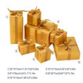 thumbnail image 2 of 7PCS Christmas Gift Boxes Decoration Set - Multi-Size Colorful Tree Under-Scene Paper Ornament Props for Xmas Tree Decor Festive Ambiance, 2 of 5