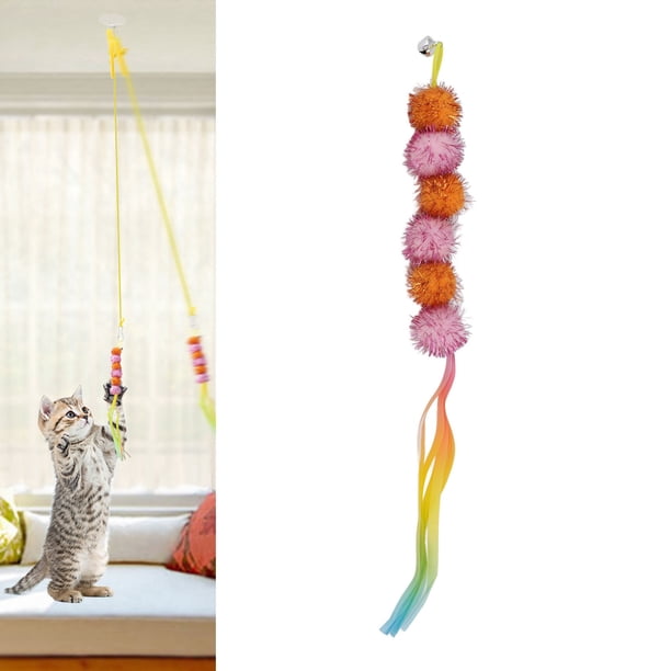 Juguete para colgar en la puerta para gatos juguete colgante para gatitos alivia el estrés gancho de metal interactivo para hacer ejercicio ANGGREK Otros