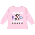 thumbnail image 3 of Inktastic Rock Hounding Rock Collector Boys or Girls Long Sleeve Toddler T-Shirt, 3 of 5