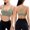 Green, variant on Women's Cotton,Polyester Purple Chiffon Underwear Women Sexy Lace Front Button Shaping Cup Adjustable Shoulder Strap Large Size Bra
