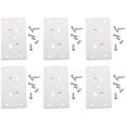 thumbnail image 4 of 6 Pcs Plaques de Réparation de Meubles Kit de Réparation de Charnière de Porte avec Vis, 4 of 7