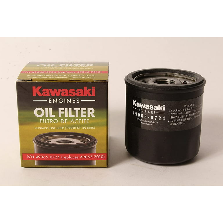 2 Pack For Kawasaki 49065-0721 Oil Filter Fits 49065-7007 OEM