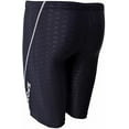 thumbnail image 3 of ACIRAE Jammer Swimsuit Mens Athletic Solid Swim Jammers Endurance Long Racing Training Swimsuit,Black Sport/2XL, 3 of 5