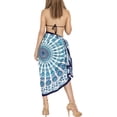thumbnail image 3 of LA LEELA Women's Swimsuit Long Beachwear Summer Coverups Skirt Swim Cover up Swimwear Wraps Sarong Beach Pareo for Women One Size Cobalt_AD310, 3 of 5