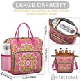 thumbnail image 5 of Abstract Ornamental Mandala Leakproof Food Storage Bag - Stylish & Versatile Cooler Tote for All Occasions, 5 of 6