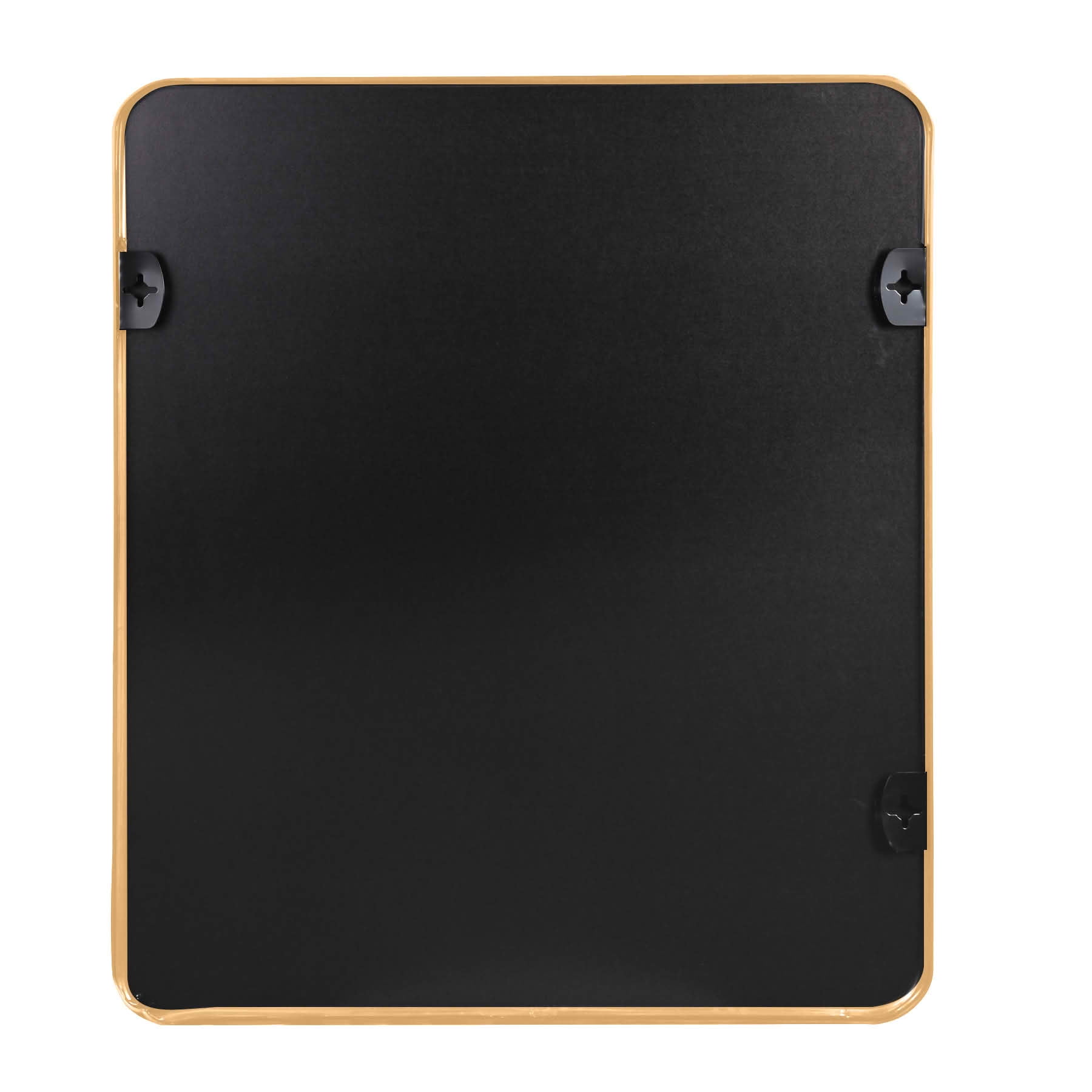 MAYEERTY 30"x36" Gold Metal Framed Rectangular Bathroom Wall Mirror, for Home Bathroom Vanity
