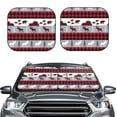 thumbnail image 2 of Fuzoiu Buffalo Plaid Forest Print Car Windshield Sunshade,Folding Front Windshield Sun Shade,for Most Car Sedan SUV Truck,Car Windshield Sunshade-Small, 2 of 6