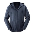 thumbnail image 1 of Sudadera Fruit of the Loom Talla G con Cierre Gris Oscuro, 1 of 4