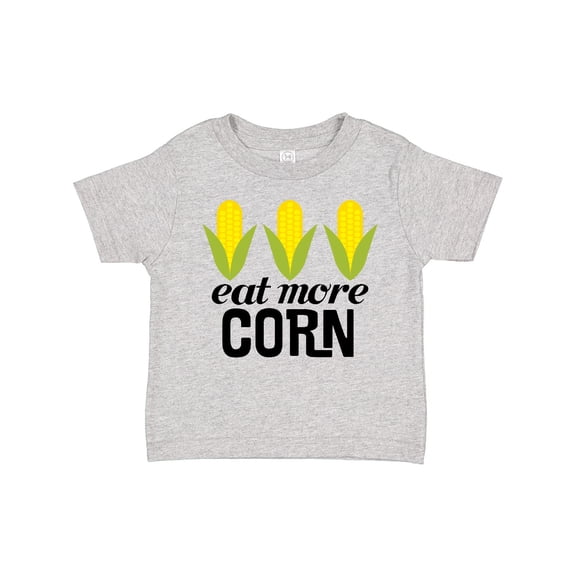 Inktastic Eat More Corn Boys or Girls Toddler T-Shirt