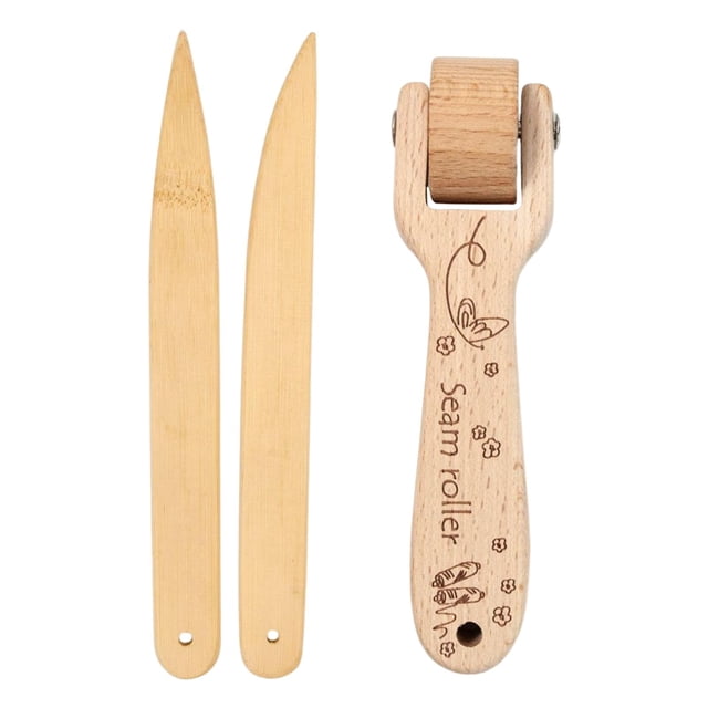 Carpeta de huesos, herramientas de costura, herramientas de punta duradera, rodillo de costura para doblar costuras para acolchado doméstico perfecl rodillo de costura