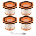 thumbnail image 1 of Paquete de 4 Filtros VacíO Repuesto para Wandvac System WV360 WS620 WS630 WS632 WS632BLBRN WS632GDBRN, Parte XFFWV360, 1 of 5
