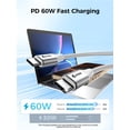 thumbnail image 4 of OXAA Câble de Recharge Rapide USB-C vers USB-C 60 W, Durable et Haute Vitesse, Compatible avec iOS, Android et Ordinateurs Portables, 4 of 9