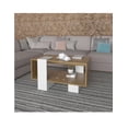 thumbnail image 2 of Mesa de Centro Estilo Moderno Color Almendra-Blanco, 2 of 8