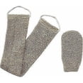 thumbnail image 1 of Back wash harness, horse hair with exfoliating gloves, natural hemp exfoliating harness for back body bath total 2 PCS), 1 of 5