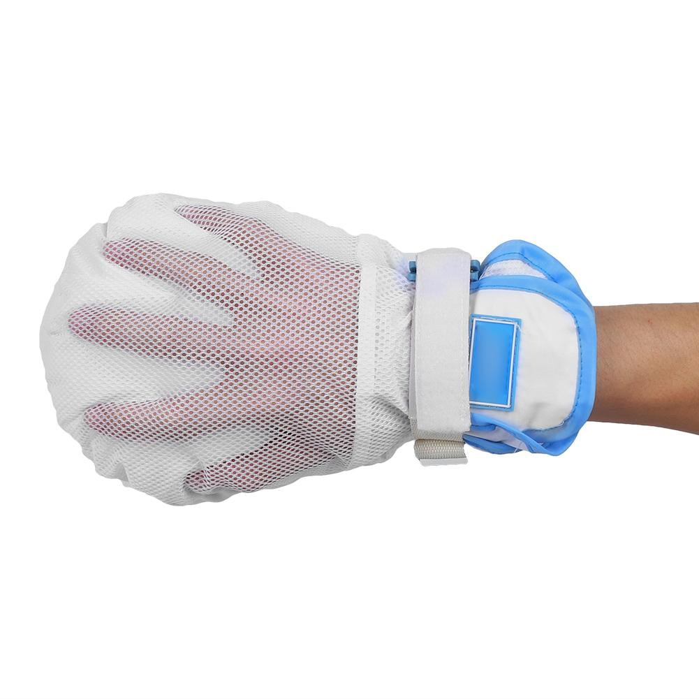 Fyydes Restraints Gloves,Breathable Restraints Patient Hand Infection Protectors Fixed Finger