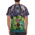 thumbnail image 2 of Planet Invader Zim T-Shirt for Men Novelty 3D Pritneted Casual Short Sleeve Tees Shirt Summer Street T Shirt Top, 2 of 7