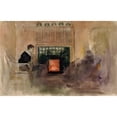 thumbnail image 2 of Albert Edelfelt 14x11 Black Ornate Wood Framed Double Matted Museum Art Print Titled: Interior from the Artist's Villa from a Pound, Erik Sitting Next to the Oven, 2 of 5