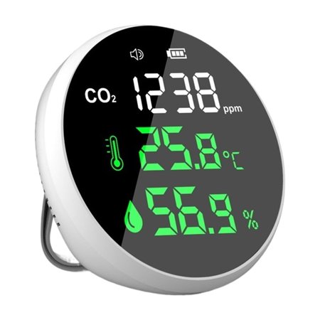 Carbon Dioxide Detector Air Quality Tester CO2 Meter Thermometer Hygrometer Detector