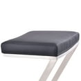 thumbnail image 6 of Armen Living Atlantis Contemporary Faux Leather Counter Stool in Black, 6 of 8
