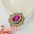 thumbnail image 2 of Broche de cristal Zulema Pin de broche vintage Roja, 2 of 6