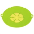 thumbnail image 4 of 28CM Anti Overflow Dustproof Spill Stopper Silicone Pot Lid Cover Kitchen Cooking Tools(Green ), 4 of 8