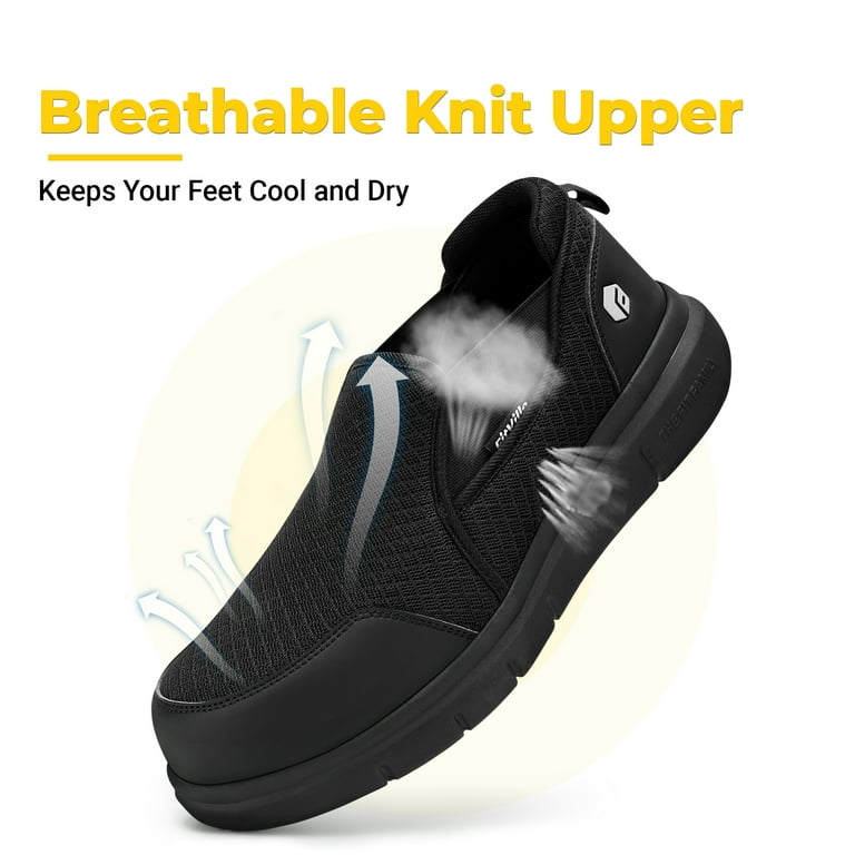 【hxxoxxvx27】　US7.5 FitVille Composite Toe Shoes for Men Wide Width Puncture