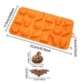 thumbnail image 3 of Halloween Pumpkin Chocolate Silicone Witch Fudge Cake Decoration Tool, 3 of 4
