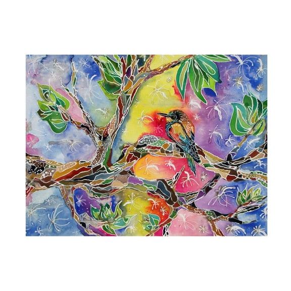 Trademark Fine Art 'Easy On Sunday Morning' Canvas Art by Lauren Moss