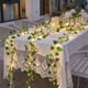 thumbnail image 5 of Cadena de Luces Solares de Ratán para Exteriores, Alambre de Cobre, Cadena de Luces Decorativas de Ratán para Jardín, Patio, Decoración de Bodas, 10 M, 5 of 8