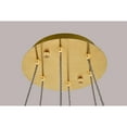 thumbnail image 6 of Monroe Integrated LED chip light gold Pendant Clear Royal Cut Crystal, 6 of 9
