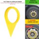 thumbnail image 4 of Rueda 20PCS Indicadores De Tuercas De Rueda Sueltas Alta Visibilidad Amarillo Tuercas De Rueda De 33 Mm Flechas De Advertencia Visual Para Camiones Remolques Autobuses Tractores, 4 of 7