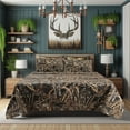 thumbnail image 2 of VISI-ONE Realtree Max-5 Full Camo 4 Piece Sheet Set – Lightweight, Cooling, Wrinkle-Free Microfiber 15" Deep Pockets Sheets, Unisex Rustic Western Farmhouse Style for Home, RVs, & Camping, 2 of 7