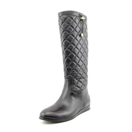 UPC 888386876996 product image for Michael Michael Kors Lizzie Quilted Mid Women Leather Black Mid Calf Boot | upcitemdb.com
