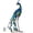 Large Peacock 18", variant on TERESA'S COLLECTIONS 22.4" Blue Peacock Metal Garden Statue, Mardi Gras Decor, Gift for Mom