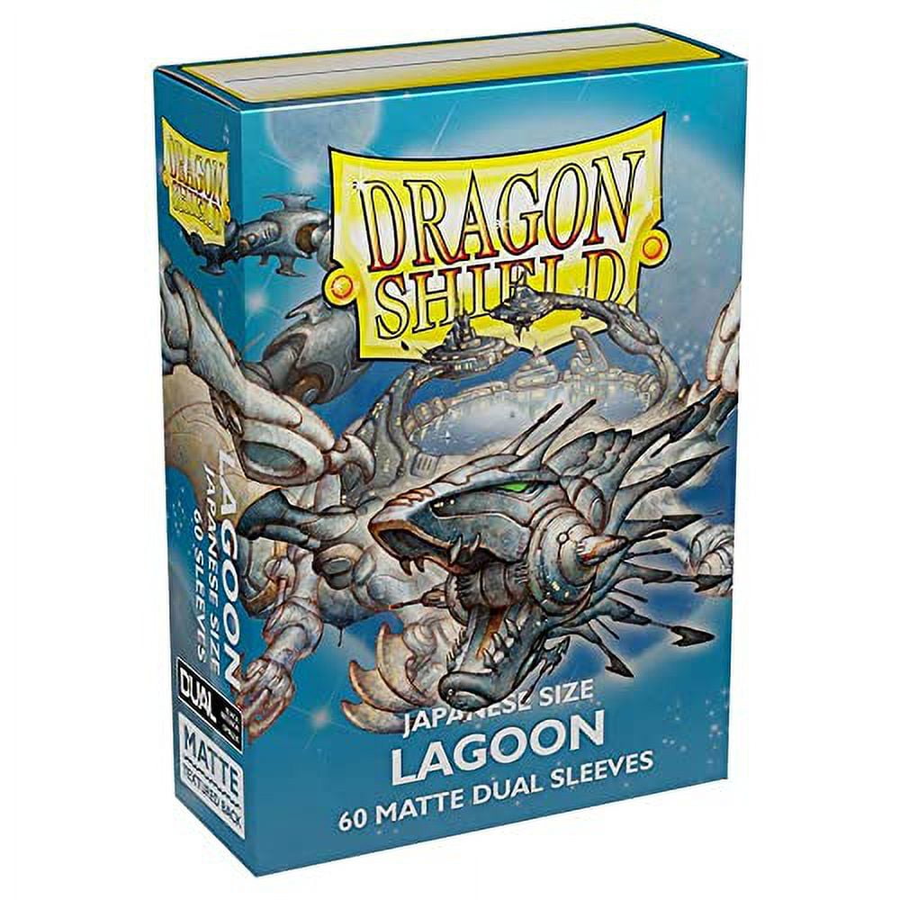 2 Packs Dragon Shield Dual Matte Mini Japanese Lagoon 60 ct Card Sleeves Value Bundle!