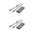 thumbnail image 1 of Inteprter M.2 NVME SSD Recinto Aluminio USB3.1 Gen2 10Gbps HDD Box Adaptador externo M2, 1 of 1