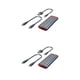thumbnail image 1 of Sidaley M.2 NVMe SSD Enclosure Case Gen2 HDD Box Ligero USB-C Adaptador externo M2 sin herramientas Disco duro Gris Cable doble Gris con Doble Cable 2Conjunto, 1 of 1