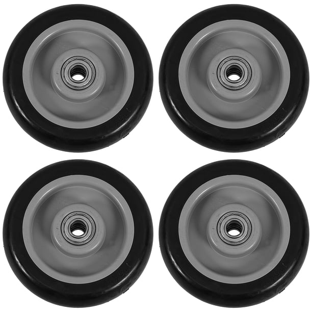 Ruedas para carrito de compras, carrito de supermercado, ruedas rodantes, ruedas de repuesto para carrito, 4 Uds.