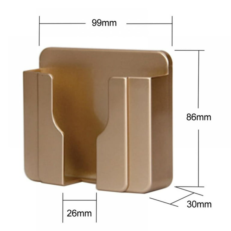 4 Pieces Wall Mount Phone Holder Adhesive Wall Phone Mount