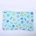 thumbnail image 2 of justharion Coral Velvet Pet Dog Cat Rest Sleeping Mat Pad Autumn Winter Warm Keeping Blanket Rug Bone Pattern, 2 of 8