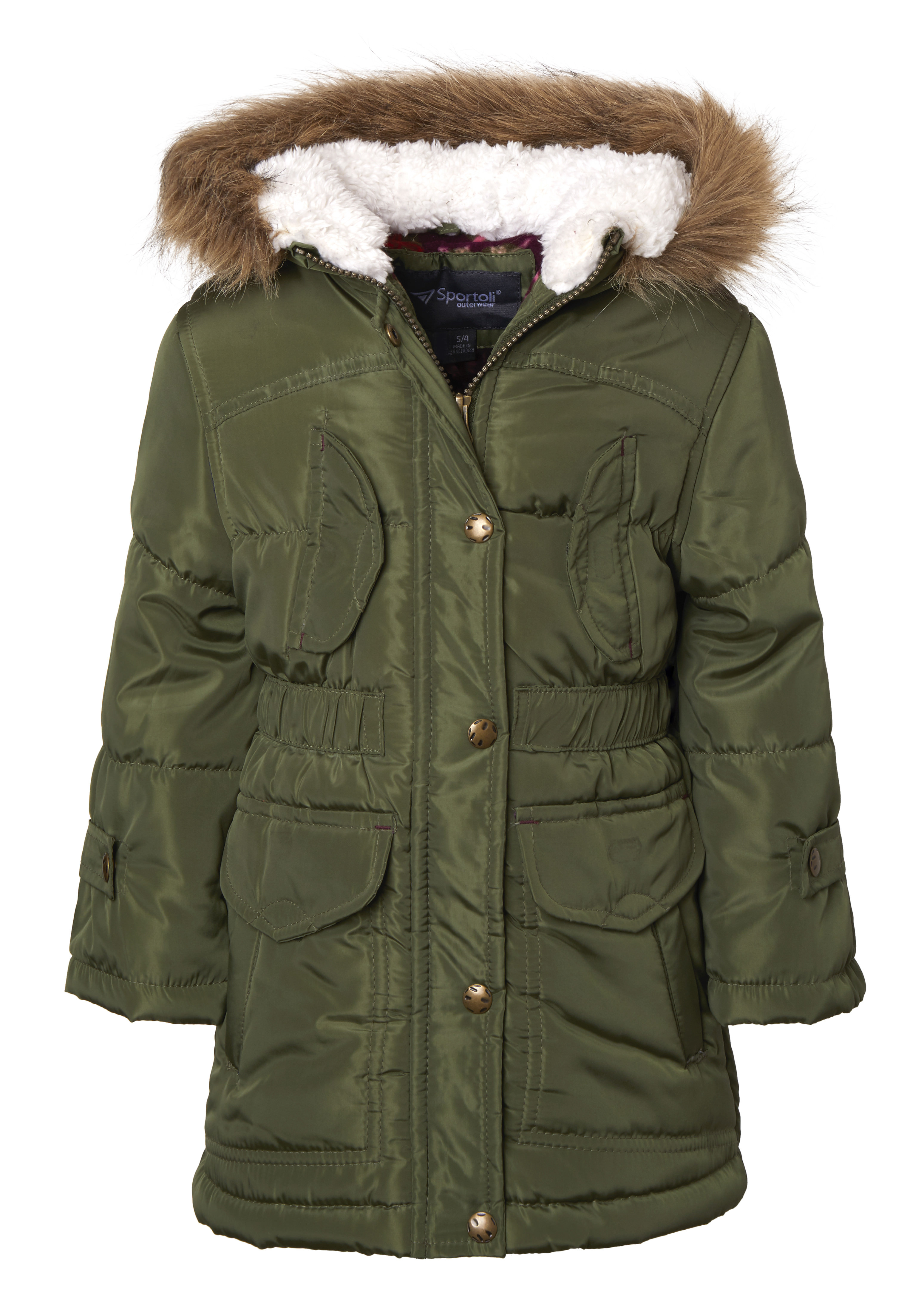Sportoli Girl Winter Puffer Jacket Coat 
