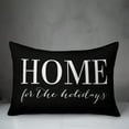 thumbnail image 2 of Creative Products Home for the Holidays 14x20 Spun Poly Pillow, 2 of 2