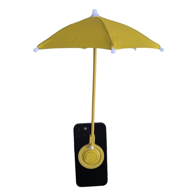 Magnetic Cell Phone Umbrella,Mini Cell Phone Umbrella - Flexible, Rotatable, Anti-Glare, Suitable for Outdoor Use